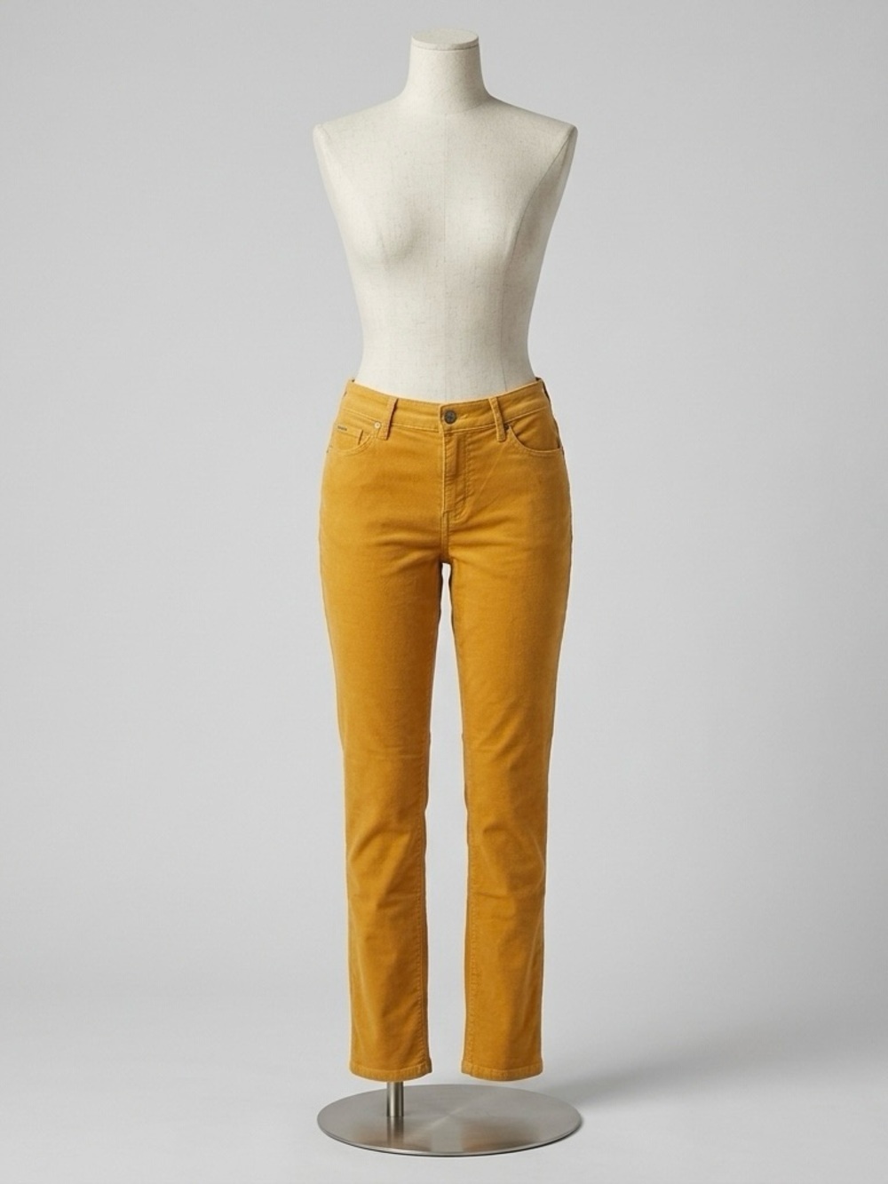 croft & barrow Straight-Leg Jeans in Mustard Yellow